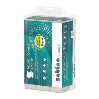 Satino | Liquify Handdoek V-Vouw 2lgs | 24x21 cm | 4032 stuks