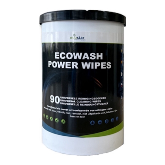 Ecowash | Power Wipes Pot | 90 stuks