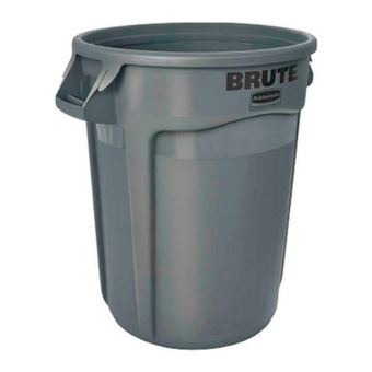 Rubbermaid | Ronde Brute Container Grijs | 121,1 liter