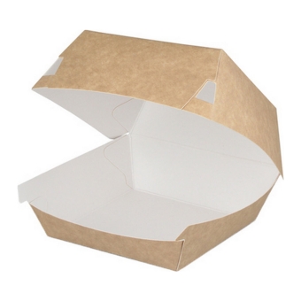 Hamburgerbak | Klein Kraft/wit | 400 stuks