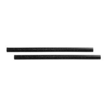 Drinkrietje Zwart Cellulose 20cm | 100 stuks