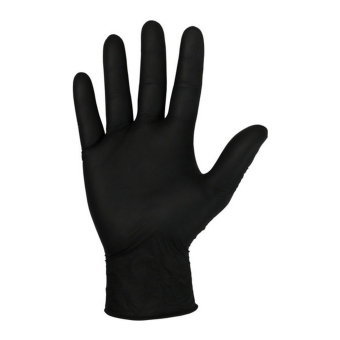 Bodyguards | Handschoen Nitril Zwart Ongepoederd M | 100 stuks