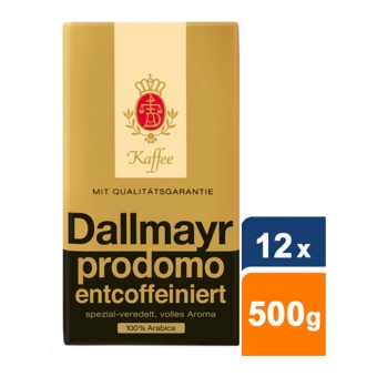 Dallmayr | Prodomo Entcoffeiniert | 12 x 500 gram