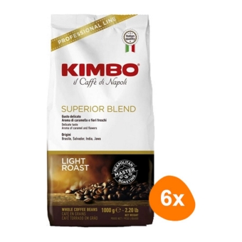 Kimbo | Superior Blend Bonen | 6 x 1000 gram