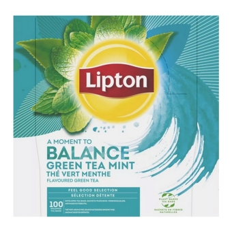 Lipton | Feel Good Selection Groene Thee Munt | 100 stuks
