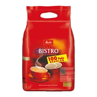 Melitta | Bistro Kraftig Regular Pads | 100 stuks
