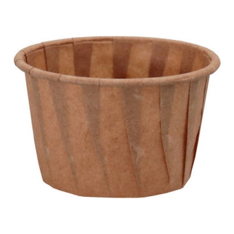 Depa | Portiecup Papier Bruin | 250 x 35 ml