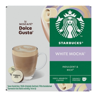 Nescafe Dolce Gusto | Starbucks Latte White Mocha | 3 x 12 stuks