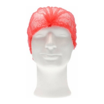 CMT | Haarnet Wokkel Rood 53cm M | 100 stuks