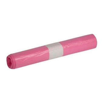 Afvalzak | Roze 58x100cm T23 | 25 x 20 stuks