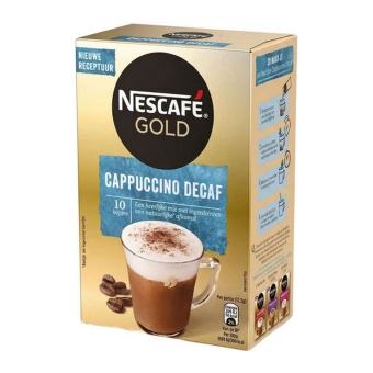Nescafe | Gold Cappuccino Cafeinevrij Sachets | 6 x 125 gram