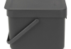 Brabantia Afvalemmer Sort & Go 6 liter grijs