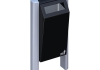 Binsystem Single Bin 60 liter zwart