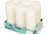 Bolsius | Rustieke Stompkaarsen 190/68 | Soft Pearl | 6 stuks