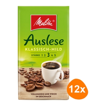 Melitta | Auslese Klassisch Mild | 12 x 500 gram