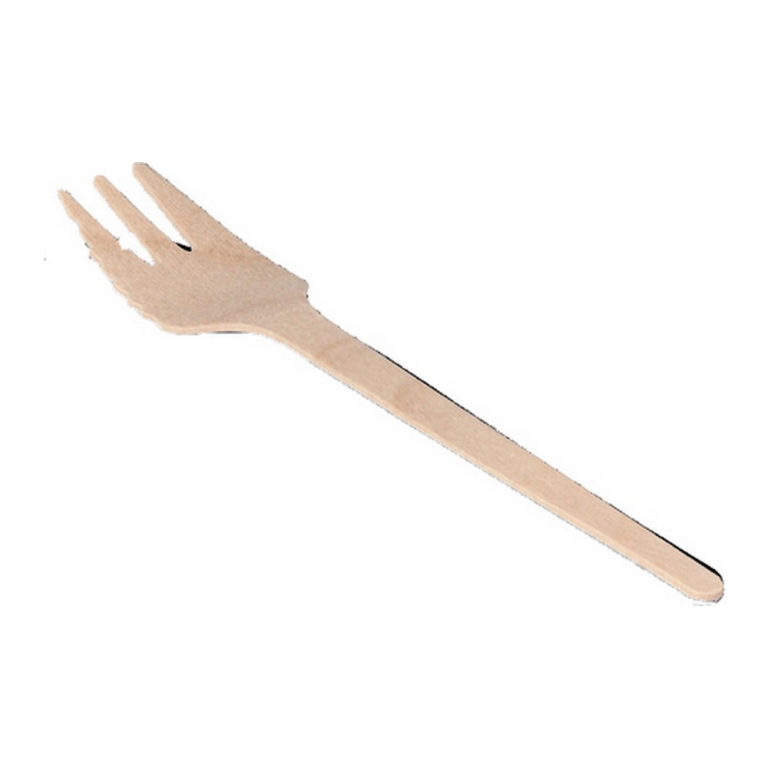 Snackvork | Hout 140mm | 250 stuks