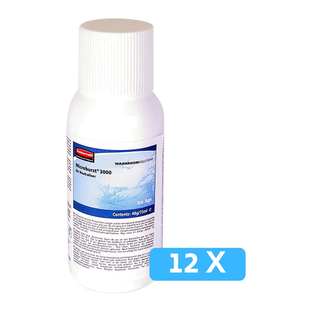 Rubbermaid | Microburst 3000 | Navulling: Ice Age | Spray 12 x 75 ml afbeelding