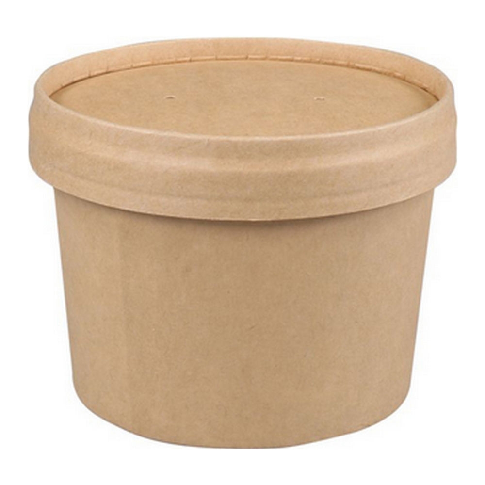 Depa | Soepbeker met Deksel | Kraft | 236ml | 20 x 25 stuks afbeelding