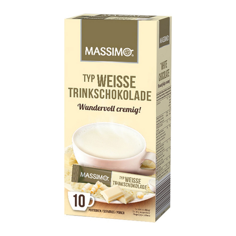 Massimo | Witte Drinkchocolade | 16 x 250 gram afbeelding