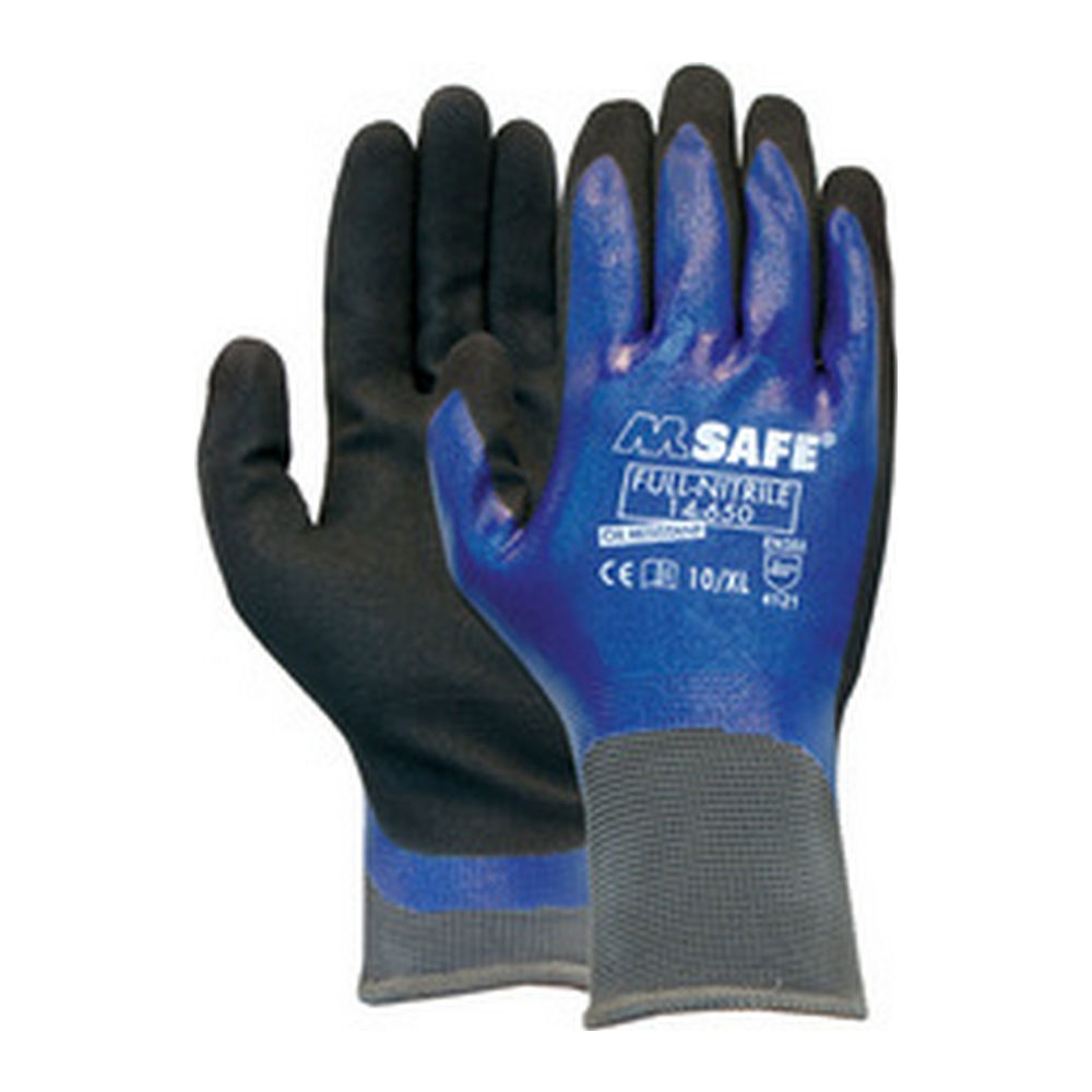 M-safe | Handschoenen Full-Nitrile 14-650 | Maat 10 | 1 paar afbeelding