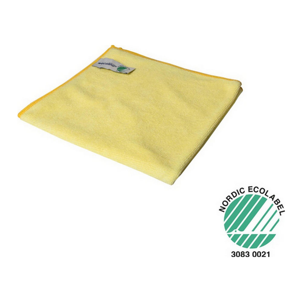 Weco | Microvezeldoek | Geel | 40x40cm | 10 stuks afbeelding