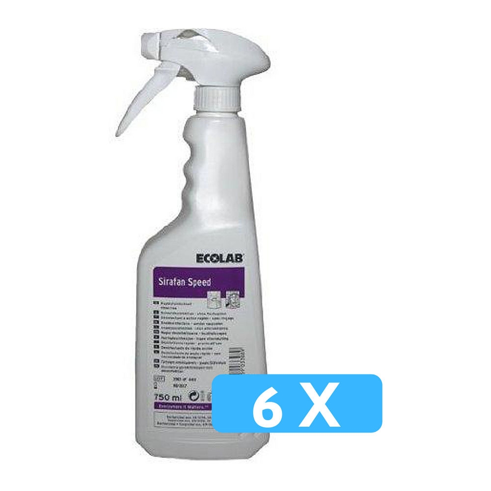 Ecolab | Sirafan Speed | Sprayflacon 6 x 750 ml afbeelding