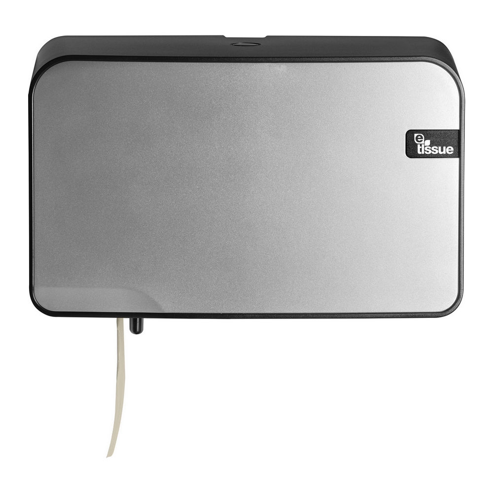 E-Tissue &VerticalLine; Duo toiletrolhouder &VerticalLine; Zilver