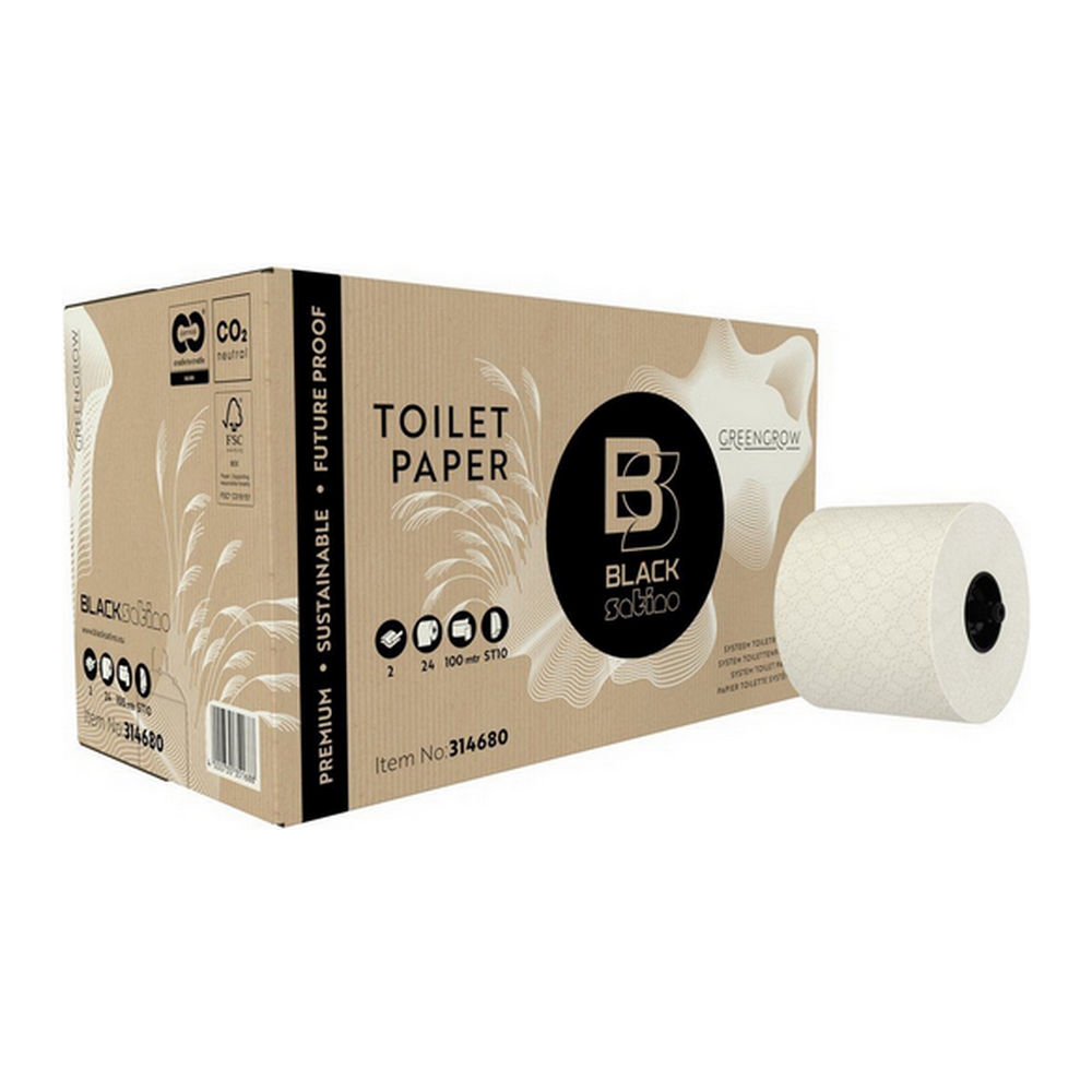 Blacksatino | Greengrow Systeemrol | 2-Laags | 100m | 24 stuks afbeelding