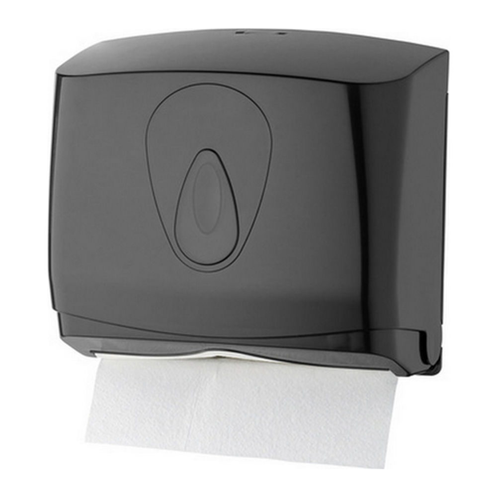 Plastiqline | Handdoekdispenser Mini Kunststof Zwart | Per stuk afbeelding