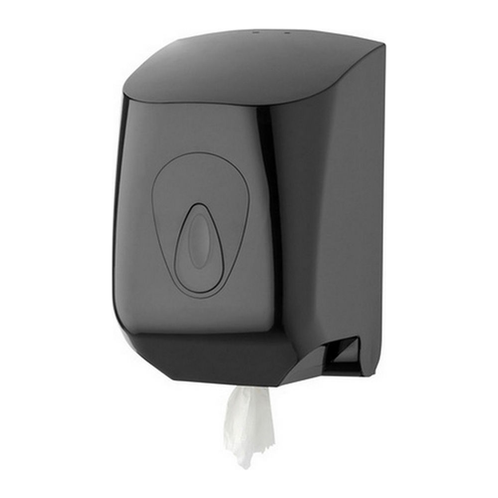 Plastiqline | Handdoekdispenser Midi Kunststof Zwart | Per stuk afbeelding