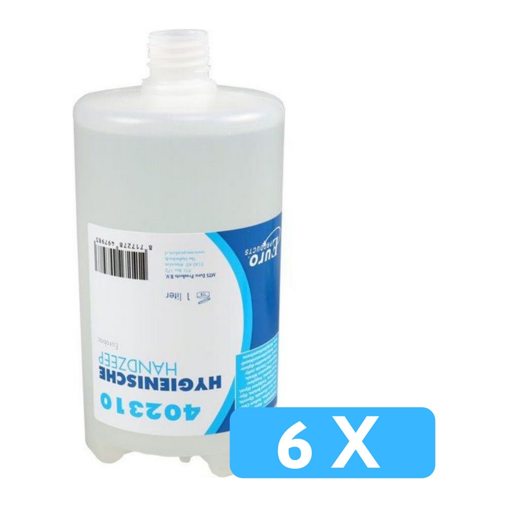 Euro Products | Anti- bacteriële handzeep | Tork S-box | Flacon 6 x 1 liter afbeelding