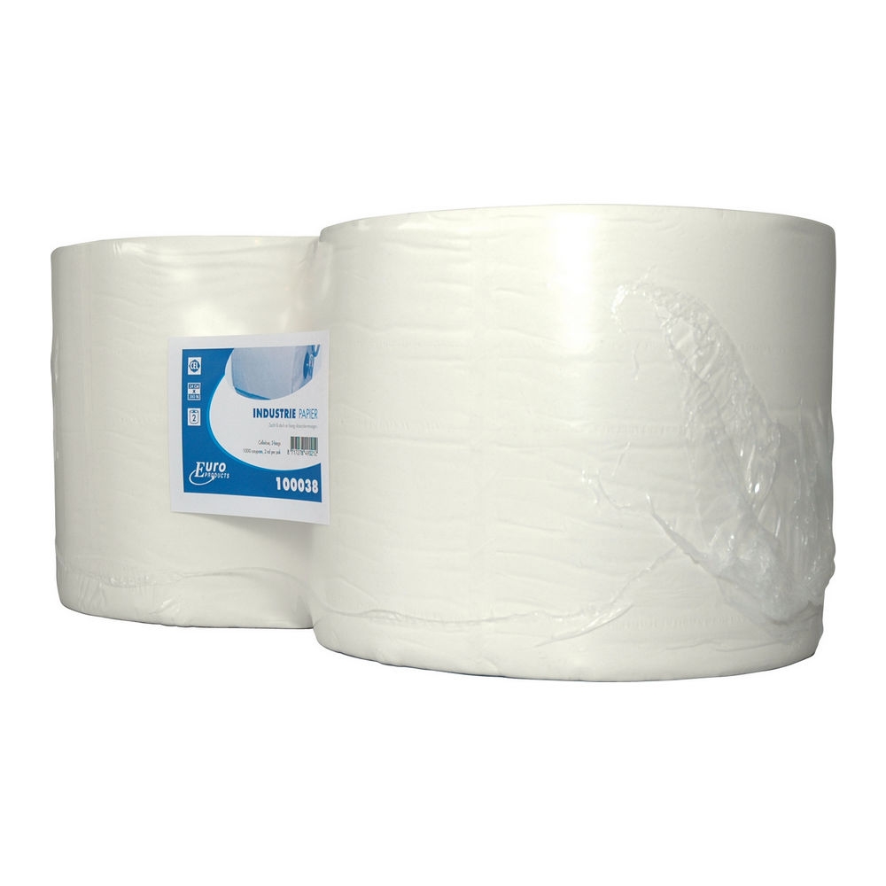 Euro Products | Industriepapier | Cellulose 2-laags | 2 x 380 meter afbeelding