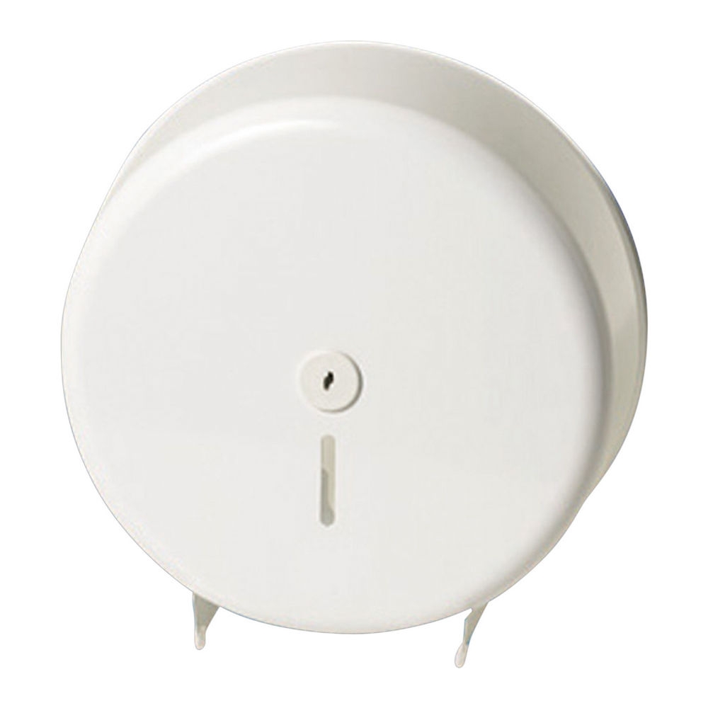 Euro Products | Toiletpapierdispenser Maxi jumborol | Staal | Wit afbeelding