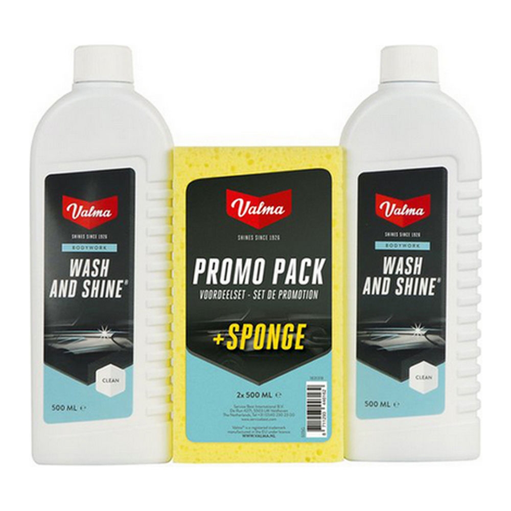 Valma | Wash And Shine | Met Spons | 2 x 500 ml afbeelding
