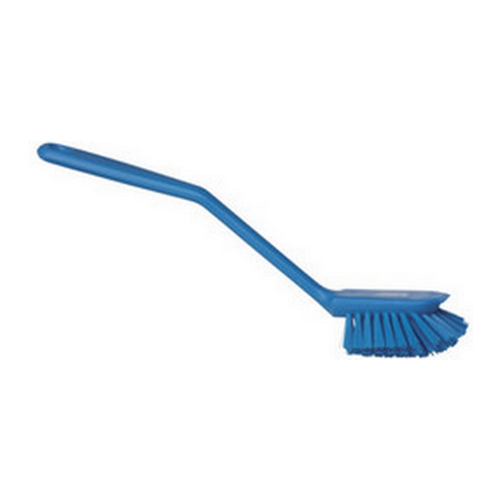 Vikan | Afwasborstel Normaal met Schraaprand | Blauw | Per stuk afbeelding