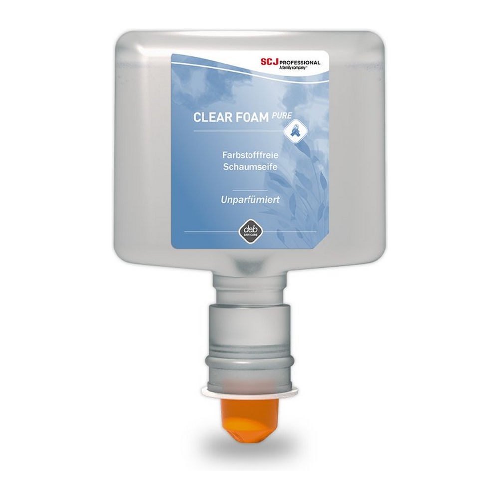 DEB Clear Foam Pure 3 x 1,2 liter voor Touch Free dispenser afbeelding