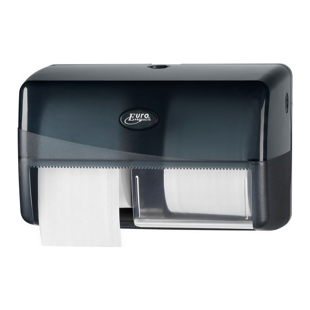 Euro Products &VerticalLine; Toiletpapierdispenser &VerticalLine; Coreless Duo &VerticalLine; Zwart