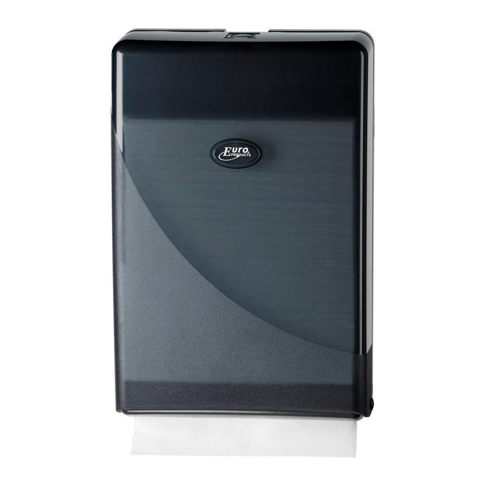 Euro Products | Pearl Mini Vouwhanddoekdispenser | Slimfold | Zwart afbeelding