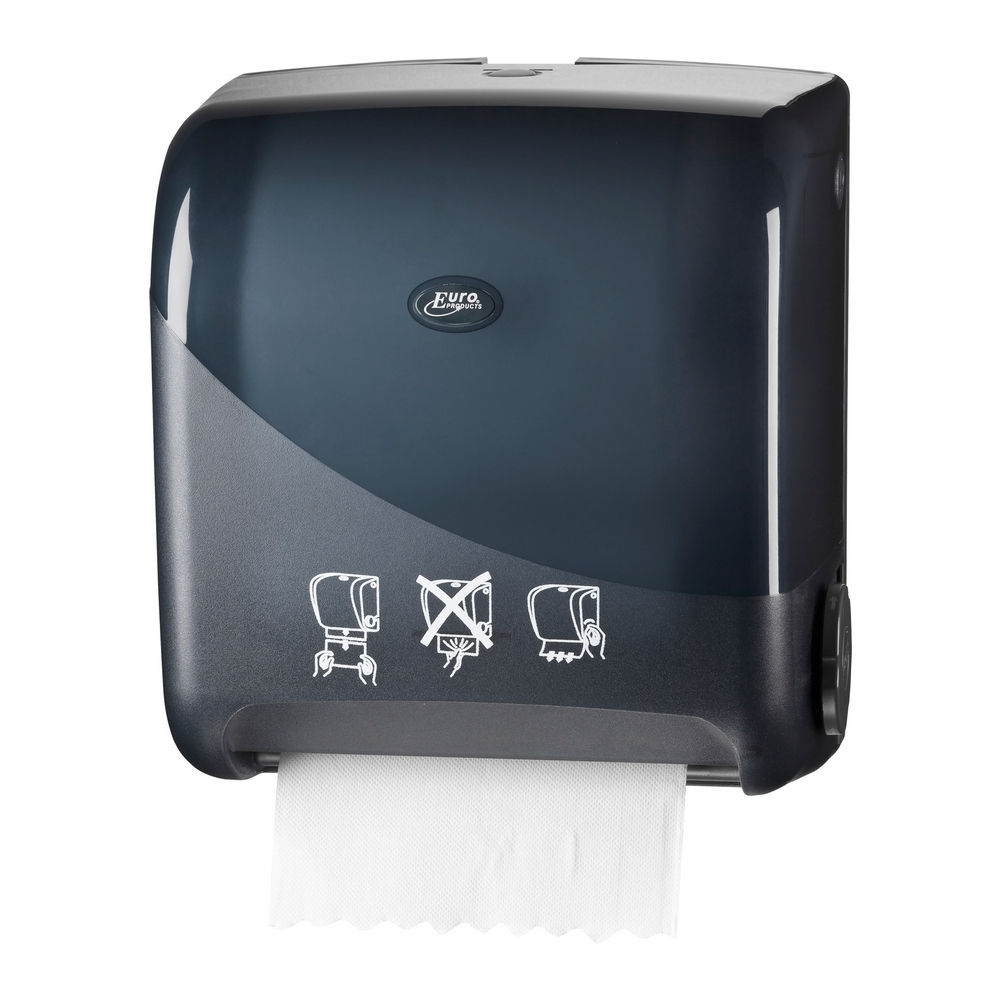 Euro Products | Handdoekautomaat | Autocut E-matic | Zwart afbeelding