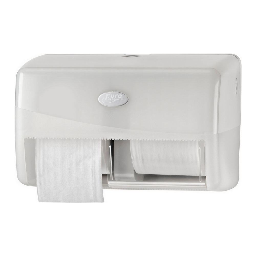 Euro Products &VerticalLine; Toiletpapierdispenser &VerticalLine; Coreless Duo &VerticalLine; Wit
