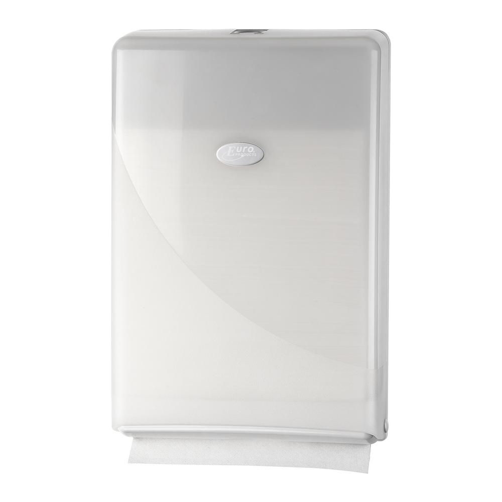 Euro Products | Pearl | Mini Vouwhanddoekdispenser | Wit afbeelding