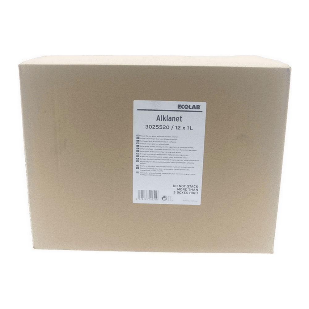 Ecolab | Alklanet | Glasreiniger | Sprayflacon 12 x 1 liter afbeelding