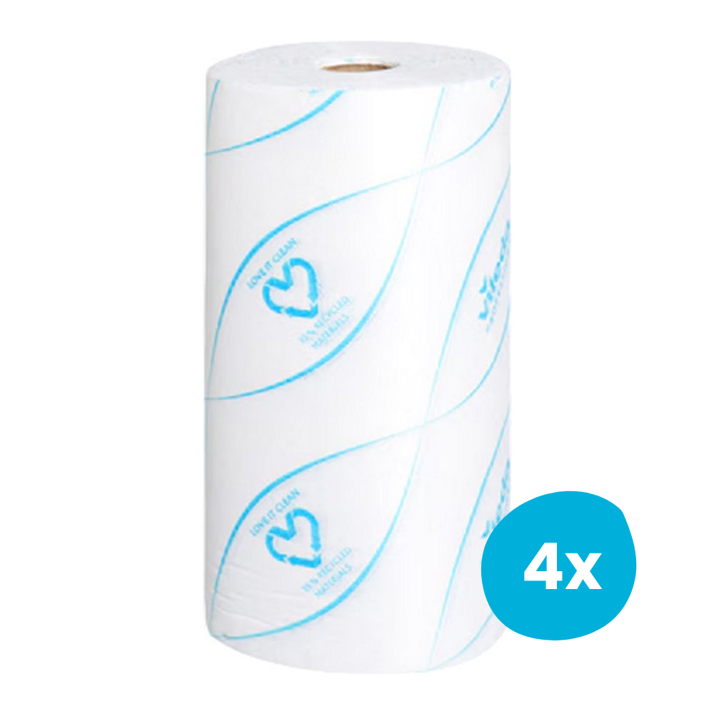 Vileda | Microrol Dispenser | Microvezeldoeken | 4 x 200 stuks afbeelding