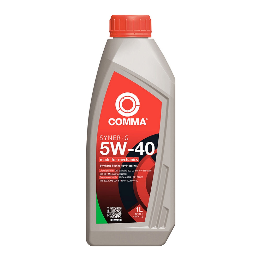 Comma | Syner-G 5W-40 | Motorolie | 1 liter afbeelding