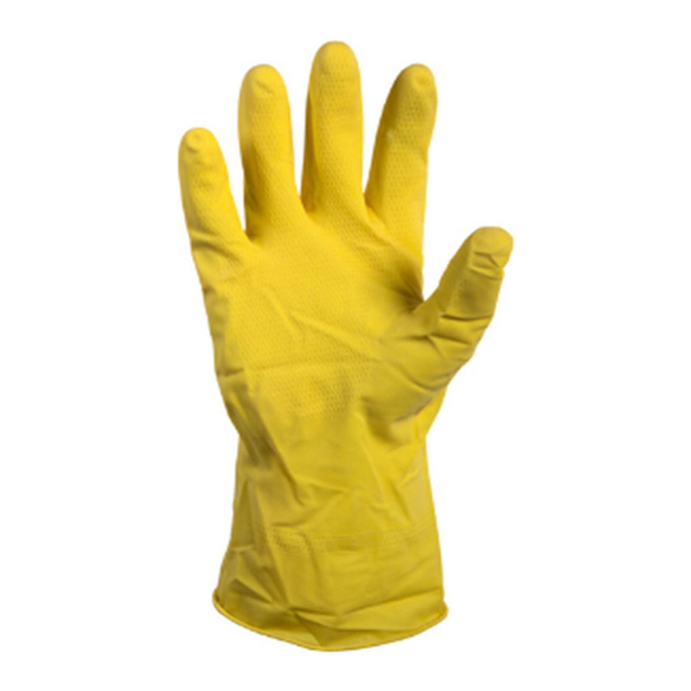 Rubber Huishoudhandschoen | Geel | M | 100 paar afbeelding