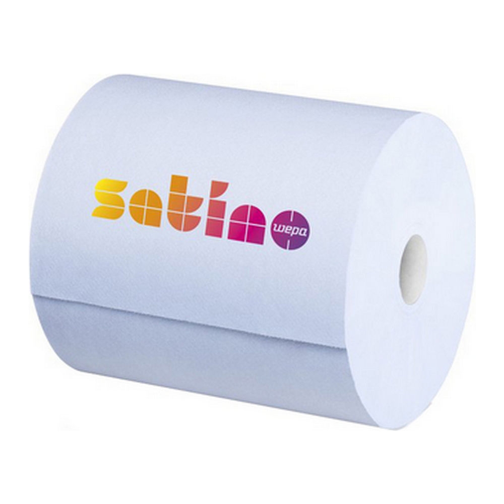 Satino | Poetsrol Industrieel | Blauw | 2-laags | 2 x 350 meter afbeelding