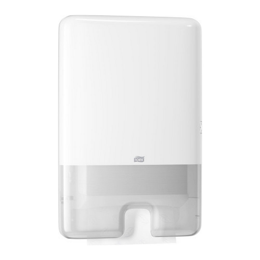 Tork H2 Xpress multifold handdoek dispenser wit afbeelding
