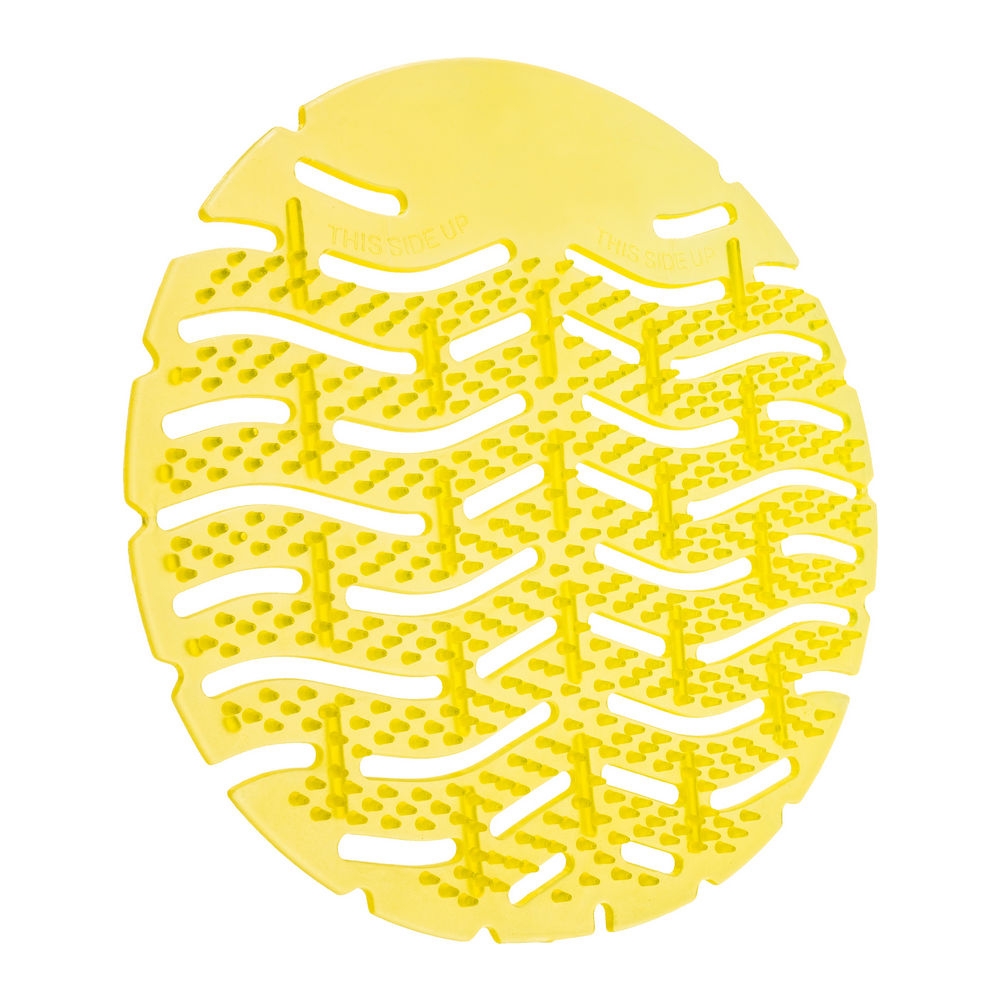 Euro Products Urinoirmat | Lemon Geel | Met antispat haartjes | 10 stuks afbeelding