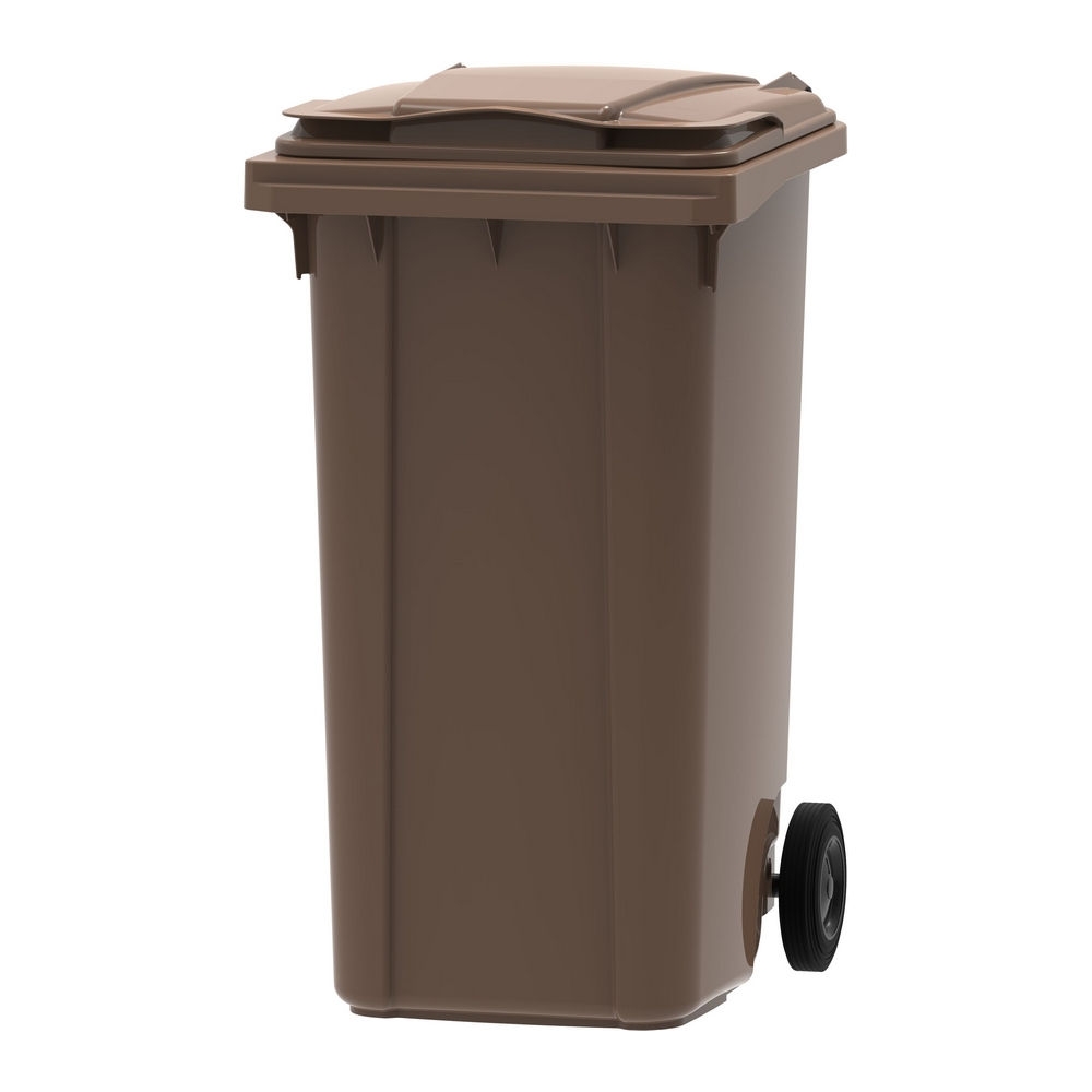 B- stock | Mini rolcontainer | Bruin | Inhoud: 240 liter afbeelding