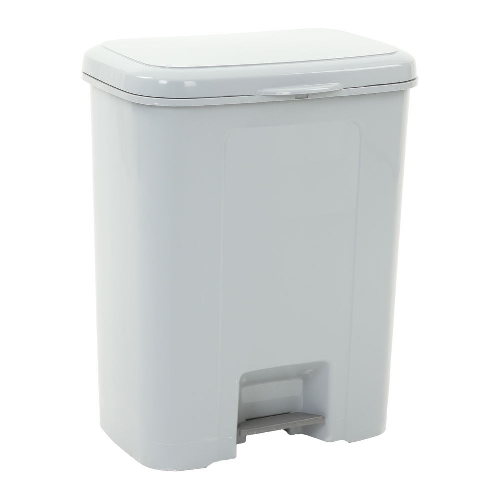 Dustbin pedaalemmer 45 liter grijs afbeelding